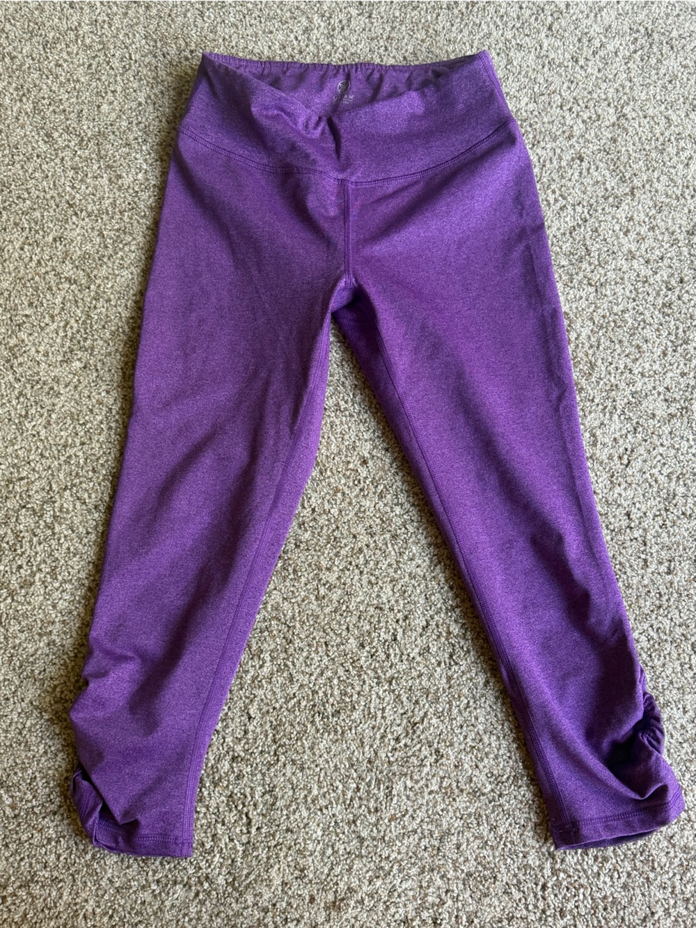 GAIAM extra small Purple Stretch Leggings